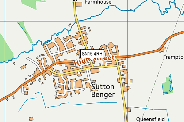 SN15 4RH map - OS VectorMap District (Ordnance Survey) SN15 4RH map - OS VectorMap District (Ordnance Survey)