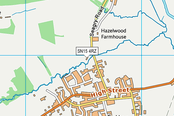 SN15 4RZ map - OS VectorMap District (Ordnance Survey) SN15 4RZ map - OS VectorMap District (Ordnance Survey)