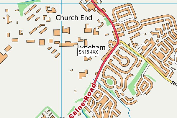 SN15 4XX map - OS VectorMap District (Ordnance Survey) SN15 4XX map - OS VectorMap District (Ordnance Survey)