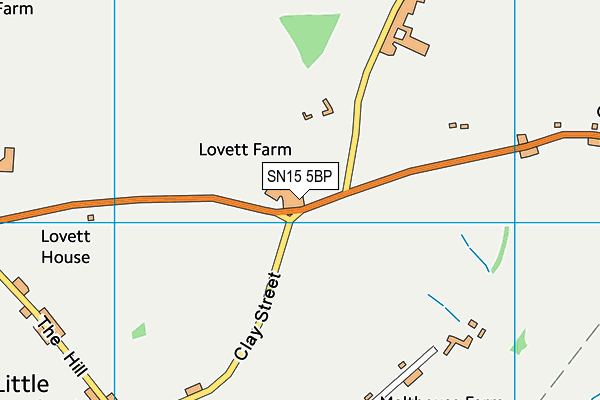 SN15 5BP map - OS VectorMap District (Ordnance Survey) SN15 5BP map - OS VectorMap District (Ordnance Survey)
