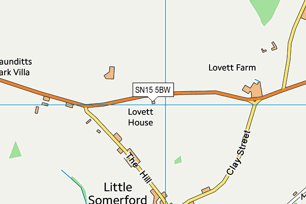 SN15 5BW map - OS VectorMap District (Ordnance Survey) SN15 5BW map - OS VectorMap District (Ordnance Survey)