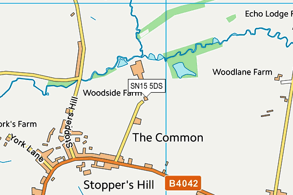 SN15 5DS map - OS VectorMap District (Ordnance Survey) SN15 5DS map - OS VectorMap District (Ordnance Survey)