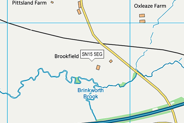SN15 5EG map - OS VectorMap District (Ordnance Survey) SN15 5EG map - OS VectorMap District (Ordnance Survey)