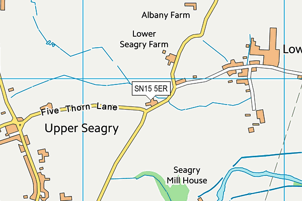 SN15 5ER map - OS VectorMap District (Ordnance Survey) SN15 5ER map - OS VectorMap District (Ordnance Survey)