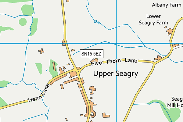 SN15 5EZ map - OS VectorMap District (Ordnance Survey) SN15 5EZ map - OS VectorMap District (Ordnance Survey)