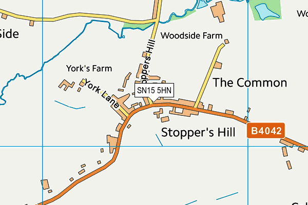 SN15 5HN map - OS VectorMap District (Ordnance Survey) SN15 5HN map - OS VectorMap District (Ordnance Survey)