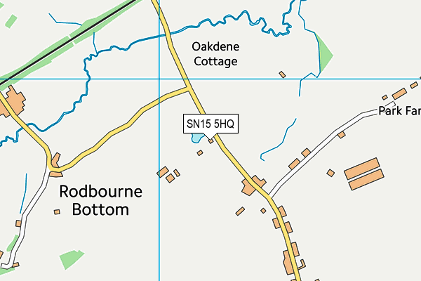SN15 5HQ map - OS VectorMap District (Ordnance Survey)