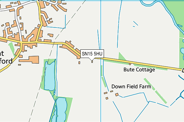 SN15 5HU map - OS VectorMap District (Ordnance Survey) SN15 5HU map - OS VectorMap District (Ordnance Survey)