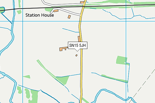 SN15 5JH map - OS VectorMap District (Ordnance Survey) SN15 5JH map - OS VectorMap District (Ordnance Survey)