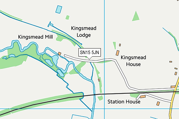 SN15 5JN map - OS VectorMap District (Ordnance Survey) SN15 5JN map - OS VectorMap District (Ordnance Survey)