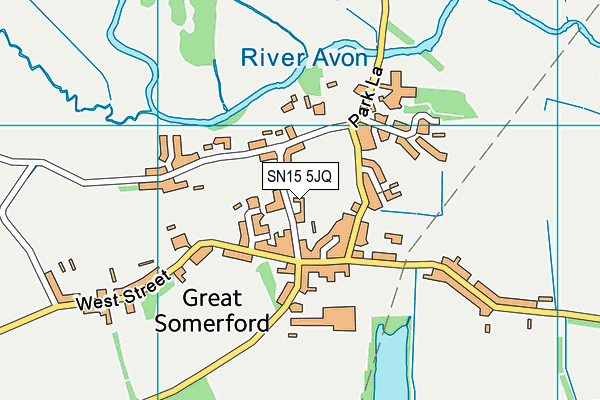 SN15 5JQ map - OS VectorMap District (Ordnance Survey) SN15 5JQ map - OS VectorMap District (Ordnance Survey)