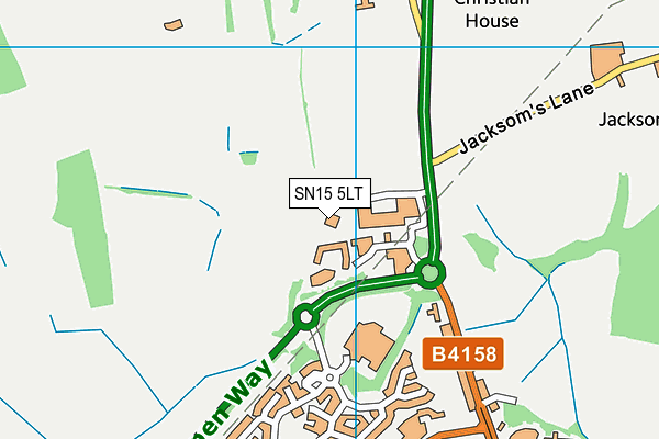 SN15 5LT map - OS VectorMap District (Ordnance Survey) SN15 5LT map - OS VectorMap District (Ordnance Survey)