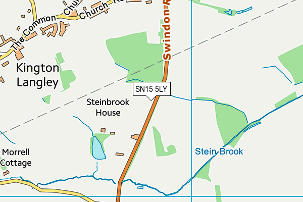 SN15 5LY map - OS VectorMap District (Ordnance Survey) SN15 5LY map - OS VectorMap District (Ordnance Survey)