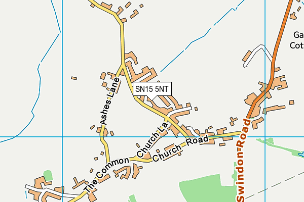 SN15 5NT map - OS VectorMap District (Ordnance Survey) SN15 5NT map - OS VectorMap District (Ordnance Survey)