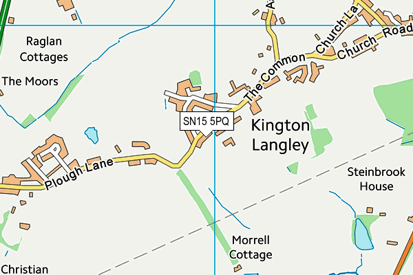 SN15 5PQ map - OS VectorMap District (Ordnance Survey) SN15 5PQ map - OS VectorMap District (Ordnance Survey)