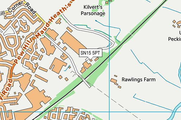 SN15 5PT map - OS VectorMap District (Ordnance Survey) SN15 5PT map - OS VectorMap District (Ordnance Survey)