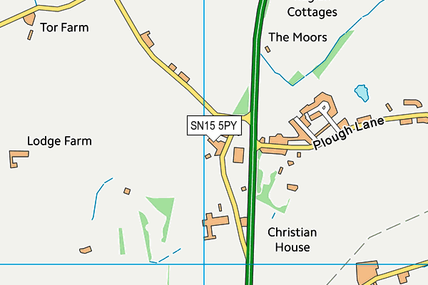 SN15 5PY map - OS VectorMap District (Ordnance Survey) SN15 5PY map - OS VectorMap District (Ordnance Survey)
