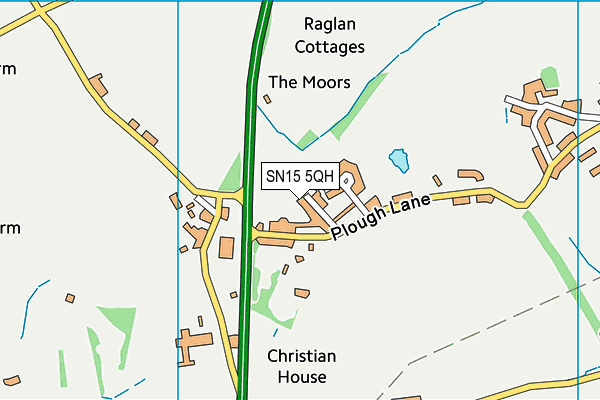 SN15 5QH map - OS VectorMap District (Ordnance Survey) SN15 5QH map - OS VectorMap District (Ordnance Survey)