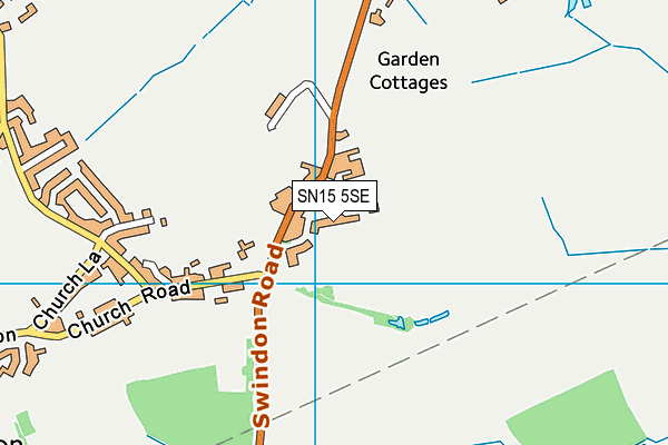 SN15 5SE map - OS VectorMap District (Ordnance Survey) SN15 5SE map - OS VectorMap District (Ordnance Survey)
