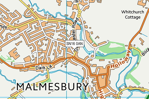 SN16 0AN map - OS VectorMap District (Ordnance Survey) SN16 0AN map - OS VectorMap District (Ordnance Survey)