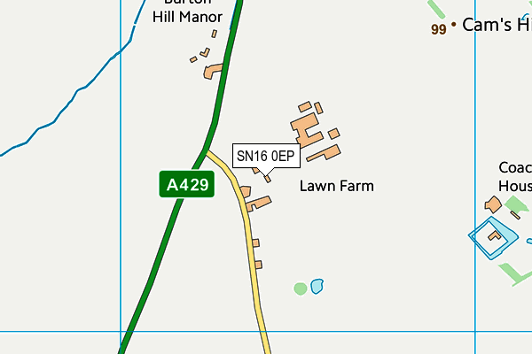 SN16 0EP map - OS VectorMap District (Ordnance Survey) SN16 0EP map - OS VectorMap District (Ordnance Survey)