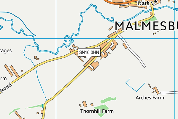 SN16 0HN map - OS VectorMap District (Ordnance Survey) SN16 0HN map - OS VectorMap District (Ordnance Survey)