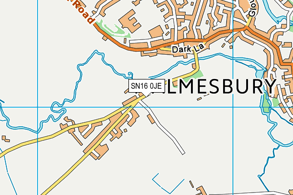 SN16 0JE map - OS VectorMap District (Ordnance Survey) SN16 0JE map - OS VectorMap District (Ordnance Survey)
