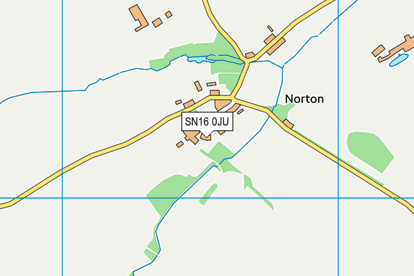 SN16 0JU map - OS VectorMap District (Ordnance Survey) SN16 0JU map - OS VectorMap District (Ordnance Survey)