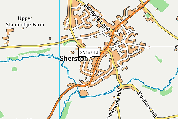 SN16 0LJ map - OS VectorMap District (Ordnance Survey) SN16 0LJ map - OS VectorMap District (Ordnance Survey)