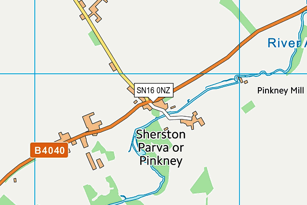 SN16 0NZ map - OS VectorMap District (Ordnance Survey) SN16 0NZ map - OS VectorMap District (Ordnance Survey)