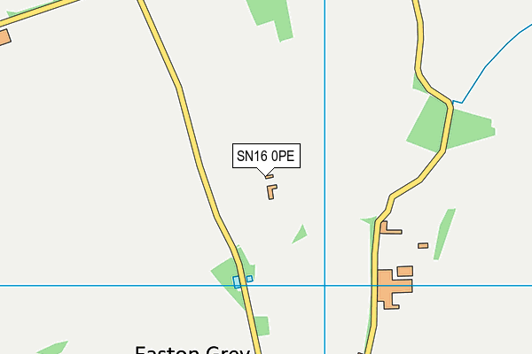 SN16 0PE map - OS VectorMap District (Ordnance Survey) SN16 0PE map - OS VectorMap District (Ordnance Survey)