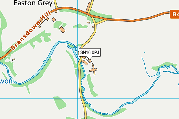 SN16 0PJ map - OS VectorMap District (Ordnance Survey) SN16 0PJ map - OS VectorMap District (Ordnance Survey)