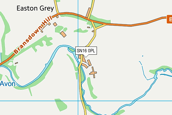 SN16 0PL map - OS VectorMap District (Ordnance Survey) SN16 0PL map - OS VectorMap District (Ordnance Survey)