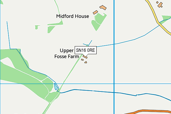 SN16 0RE map - OS VectorMap District (Ordnance Survey) SN16 0RE map - OS VectorMap District (Ordnance Survey)
