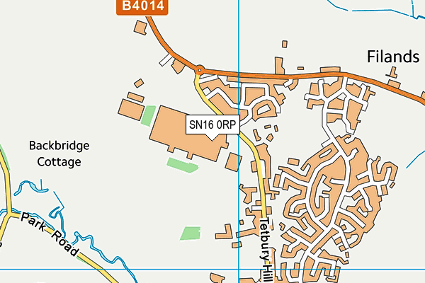 SN16 0RP map - OS VectorMap District (Ordnance Survey) SN16 0RP map - OS VectorMap District (Ordnance Survey)
