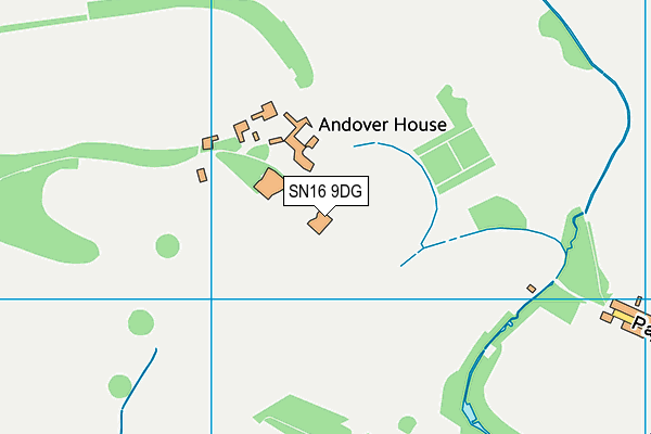 SN16 9DG map - OS VectorMap District (Ordnance Survey) SN16 9DG map - OS VectorMap District (Ordnance Survey)