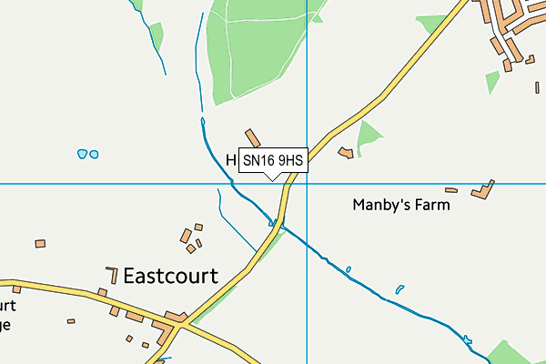 SN16 9HS map - OS VectorMap District (Ordnance Survey) SN16 9HS map - OS VectorMap District (Ordnance Survey)