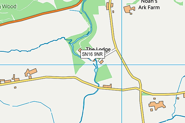 SN16 9NR map - OS VectorMap District (Ordnance Survey) SN16 9NR map - OS VectorMap District (Ordnance Survey)