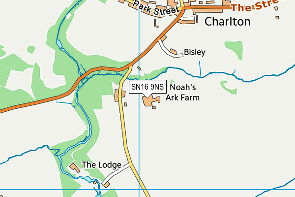 SN16 9NS map - OS VectorMap District (Ordnance Survey) SN16 9NS map - OS VectorMap District (Ordnance Survey)
