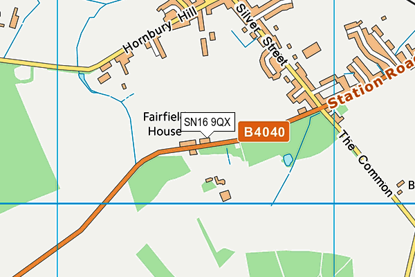 SN16 9QX map - OS VectorMap District (Ordnance Survey) SN16 9QX map - OS VectorMap District (Ordnance Survey)
