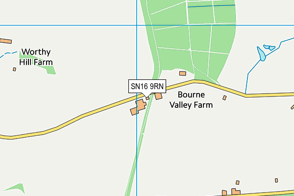 SN16 9RN map - OS VectorMap District (Ordnance Survey) SN16 9RN map - OS VectorMap District (Ordnance Survey)