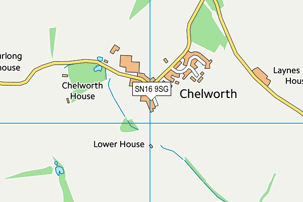 SN16 9SG map - OS VectorMap District (Ordnance Survey) SN16 9SG map - OS VectorMap District (Ordnance Survey)