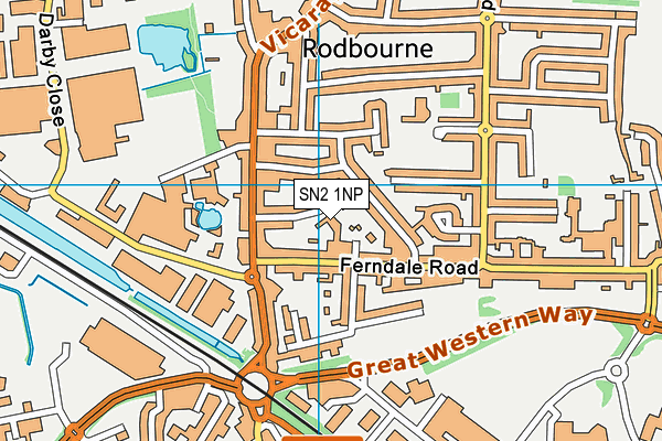 SN2 1NP map - OS VectorMap District (Ordnance Survey) SN2 1NP map - OS VectorMap District (Ordnance Survey)