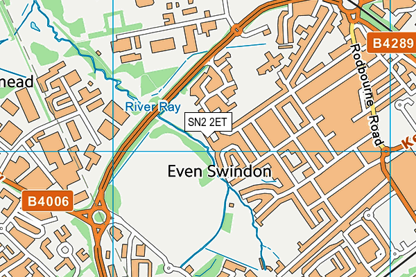 SN2 2ET map - OS VectorMap District (Ordnance Survey) SN2 2ET map - OS VectorMap District (Ordnance Survey)