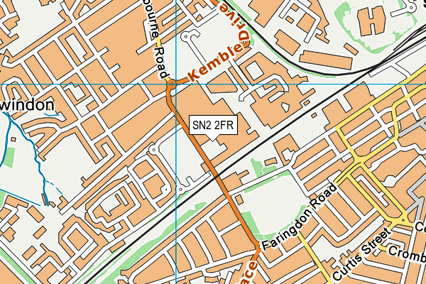 SN2 2FR map - OS VectorMap District (Ordnance Survey) SN2 2FR map - OS VectorMap District (Ordnance Survey)