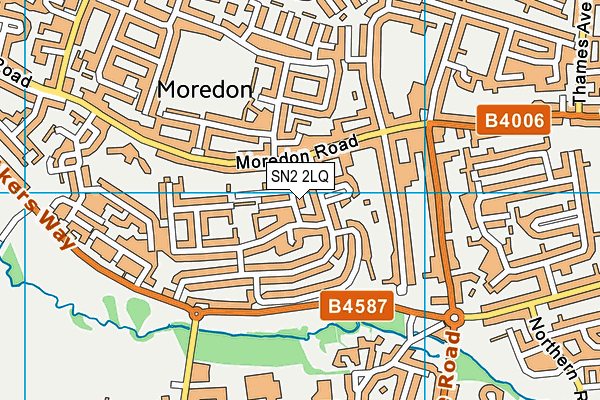SN2 2LQ map - OS VectorMap District (Ordnance Survey) SN2 2LQ map - OS VectorMap District (Ordnance Survey)