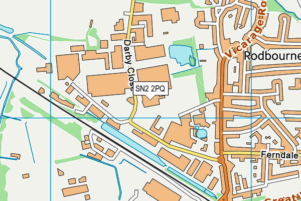 SN2 2PQ map - OS VectorMap District (Ordnance Survey) SN2 2PQ map - OS VectorMap District (Ordnance Survey)