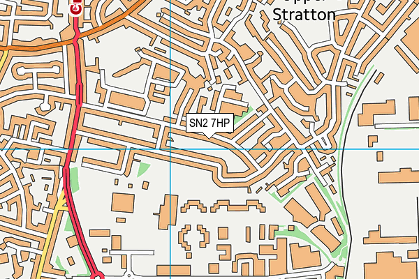 SN2 7HP map - OS VectorMap District (Ordnance Survey) SN2 7HP map - OS VectorMap District (Ordnance Survey)