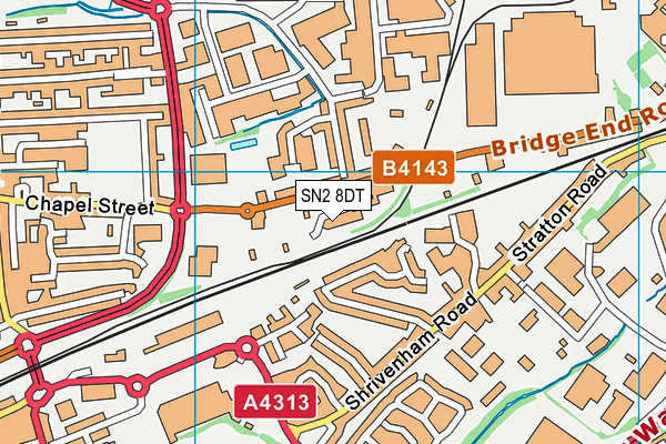 SN2 8DT map - OS VectorMap District (Ordnance Survey) SN2 8DT map - OS VectorMap District (Ordnance Survey)