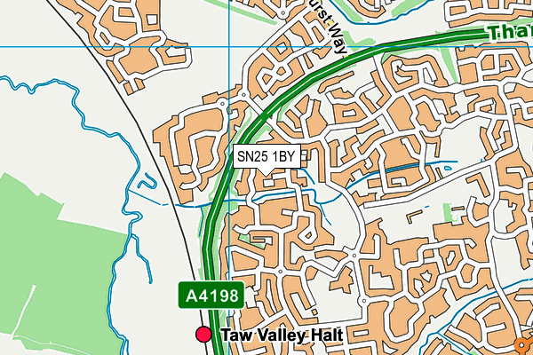 SN25 1BY map - OS VectorMap District (Ordnance Survey) SN25 1BY map - OS VectorMap District (Ordnance Survey)